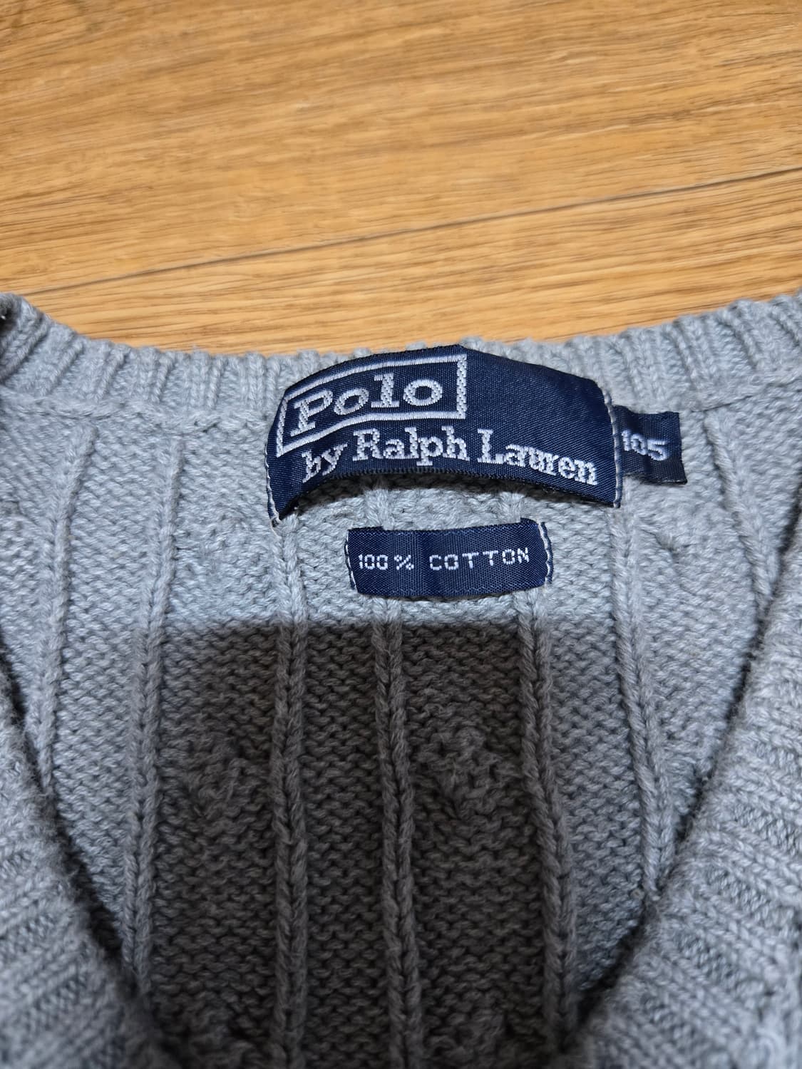 폴로 랄프로렌 케이블 니트 조끼/베스트 상품이미지6