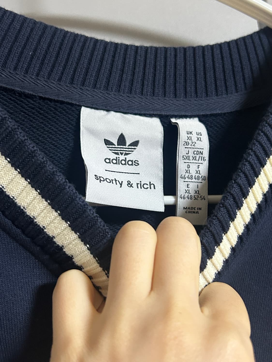 스포티앤리치 아디다스 맨투맨 us XL 상품이미지2