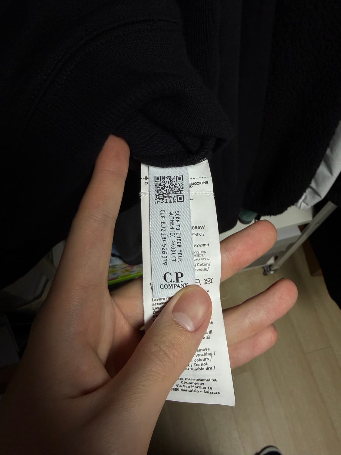 CP 컴퍼니 맨투맨 블랙 XL 사이즈 상품이미지4