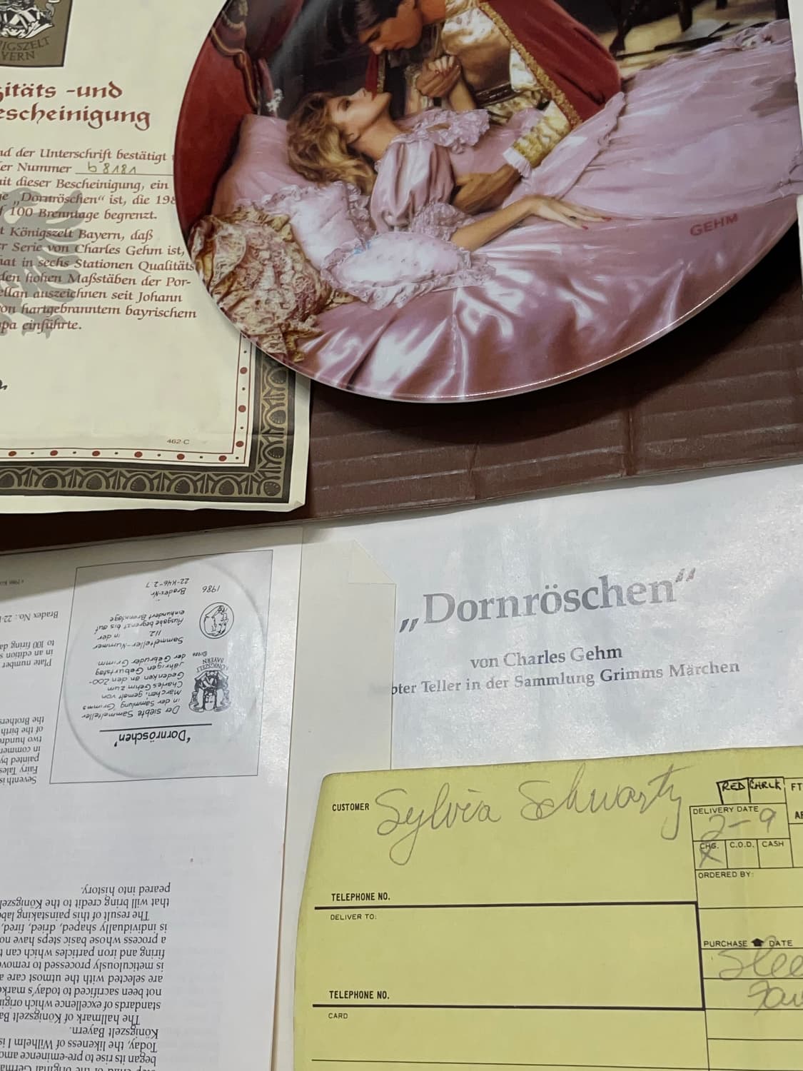 잠자는 숲속의 공주 플레이트 상품이미지3