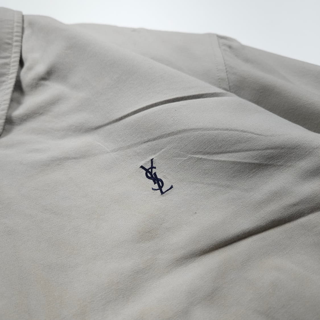 90s 입생로랑 자수로고 아카이브 해링턴 자켓 (XL) 상품이미지3