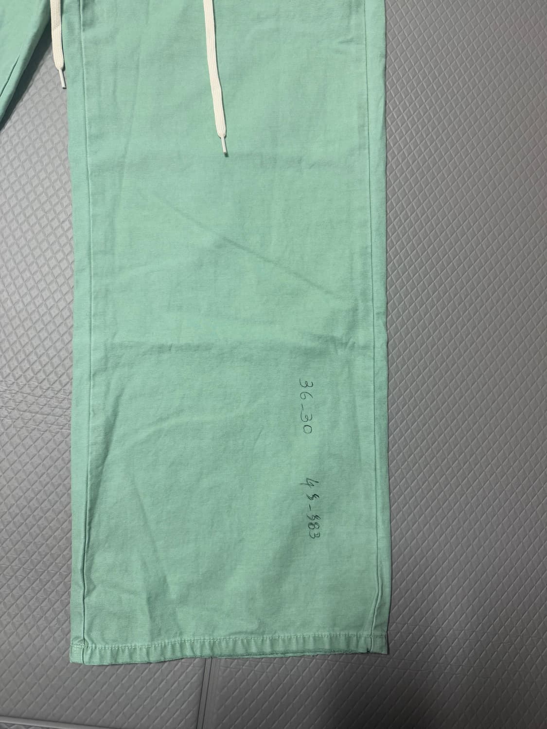 (M) ERL 워크 치노 팬츠 에메랄드  상품이미지2