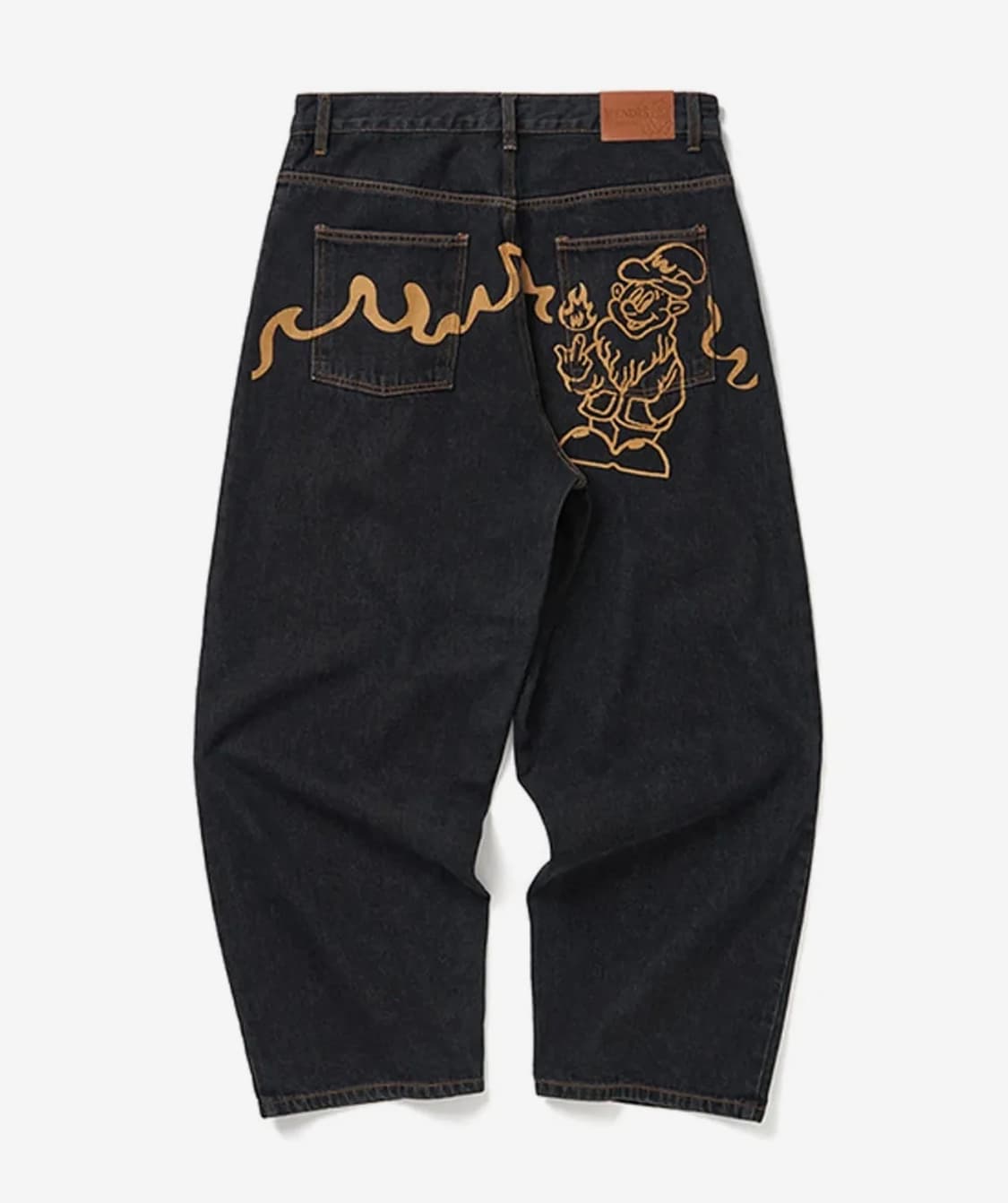DWARF DENIM PANTS (BLACK) - S 상품이미지1