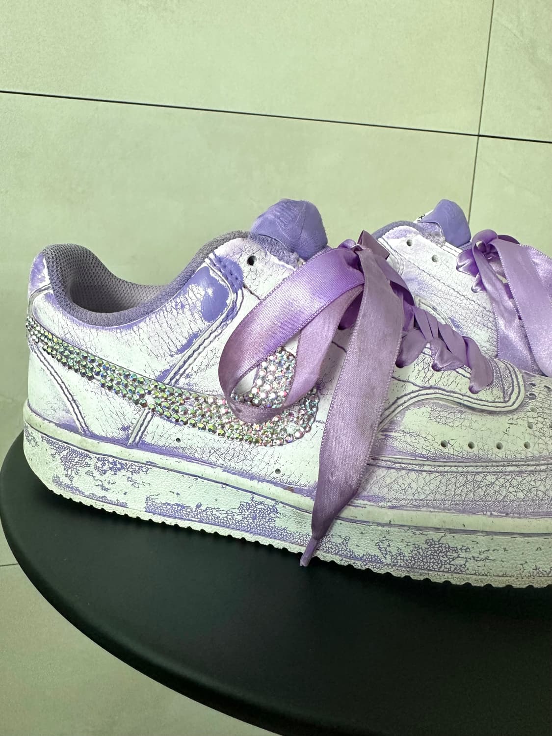 나이키  코트비전 에어포스 커스텀 us6.5 상품이미지1