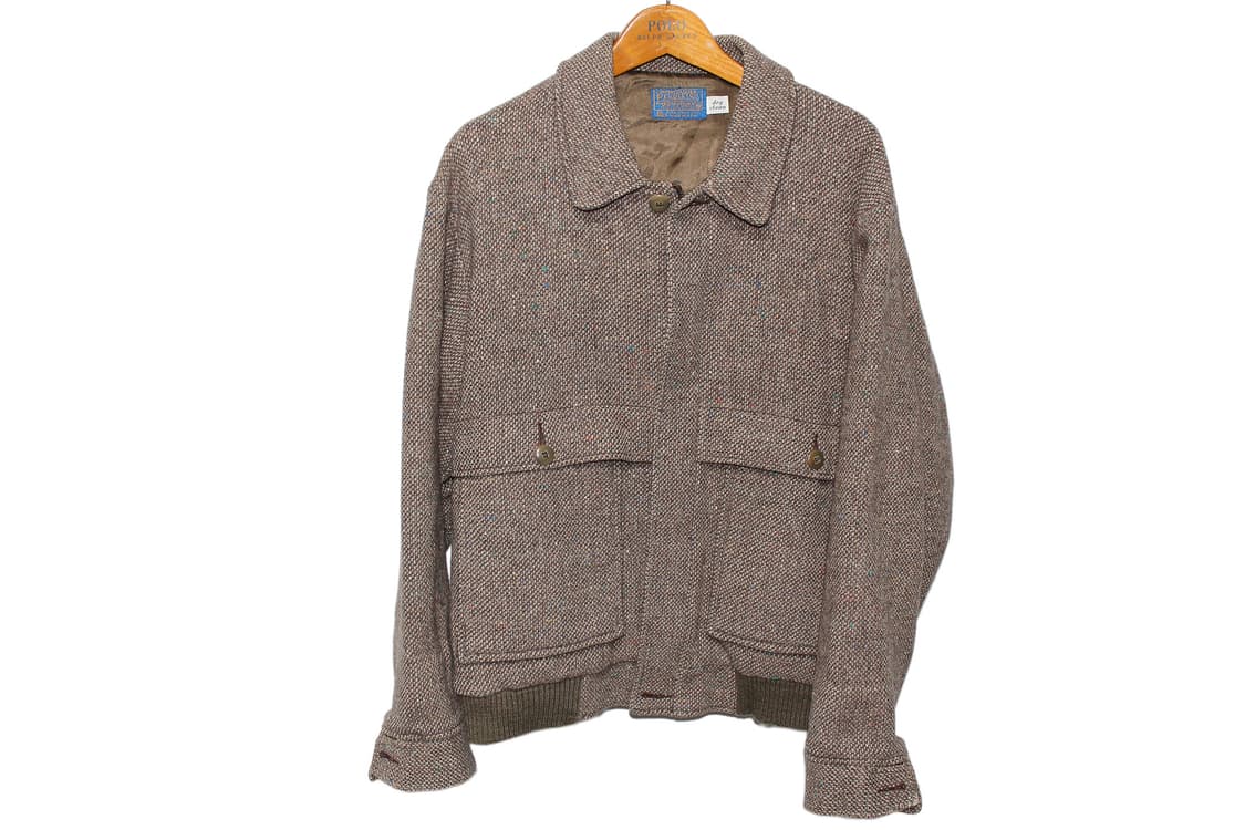 1990s Pendleton 펜들턴 퓨어버진울 블루종  상품이미지6