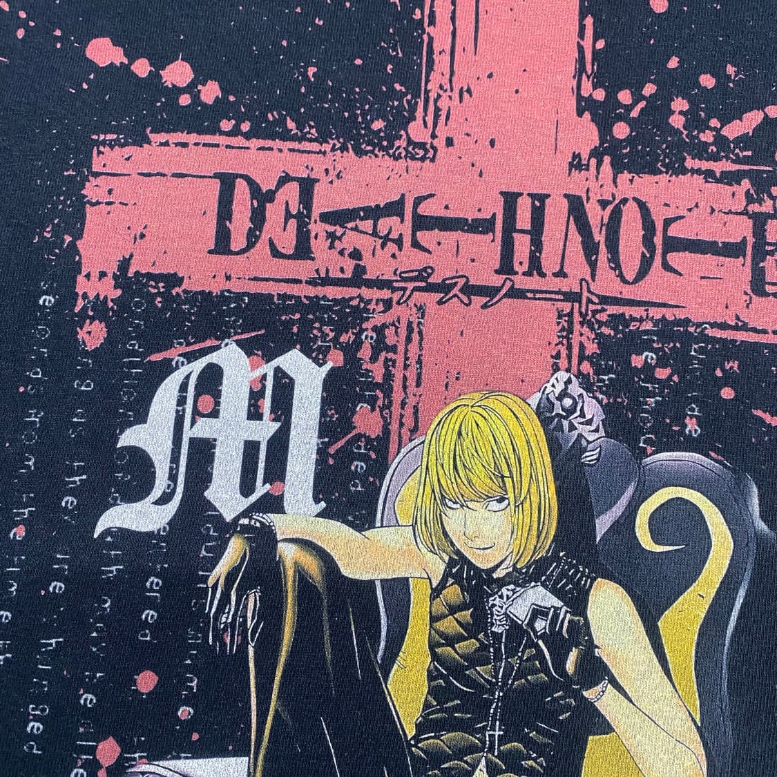 데스노트 멜로 부틀렉 애니메이션 티셔츠 상품이미지6