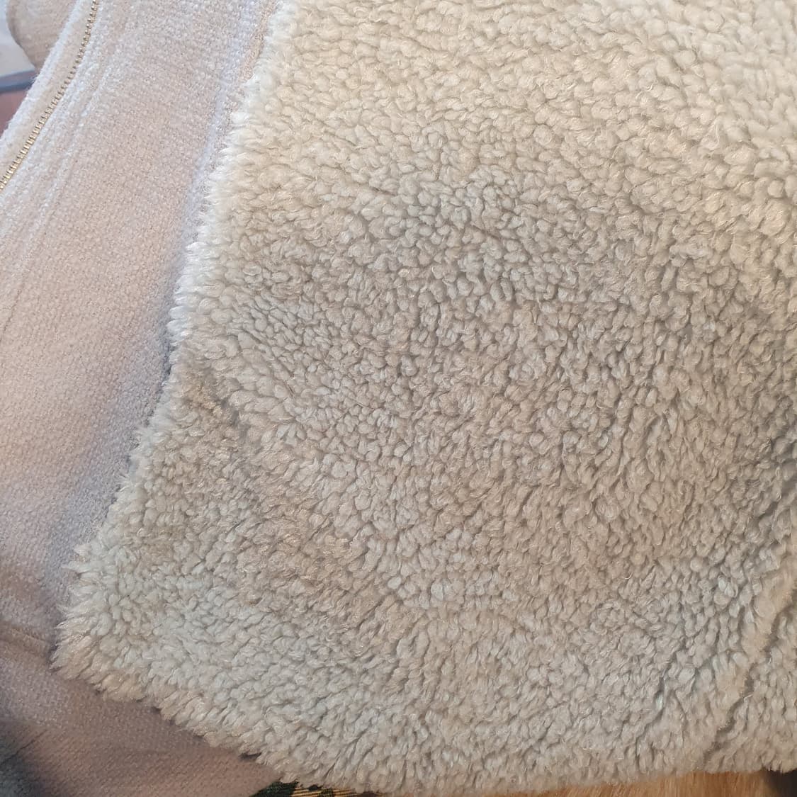 sieering 뽀글이 안감 집업 코트 시어링 상품이미지3