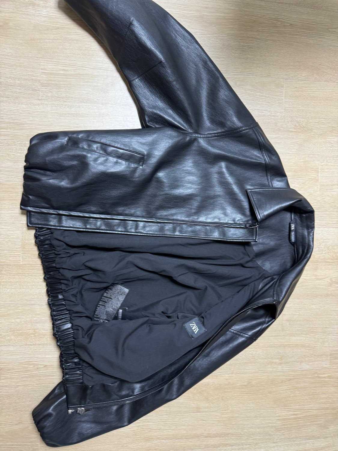 자라 레더자켓 새상품 상품이미지1