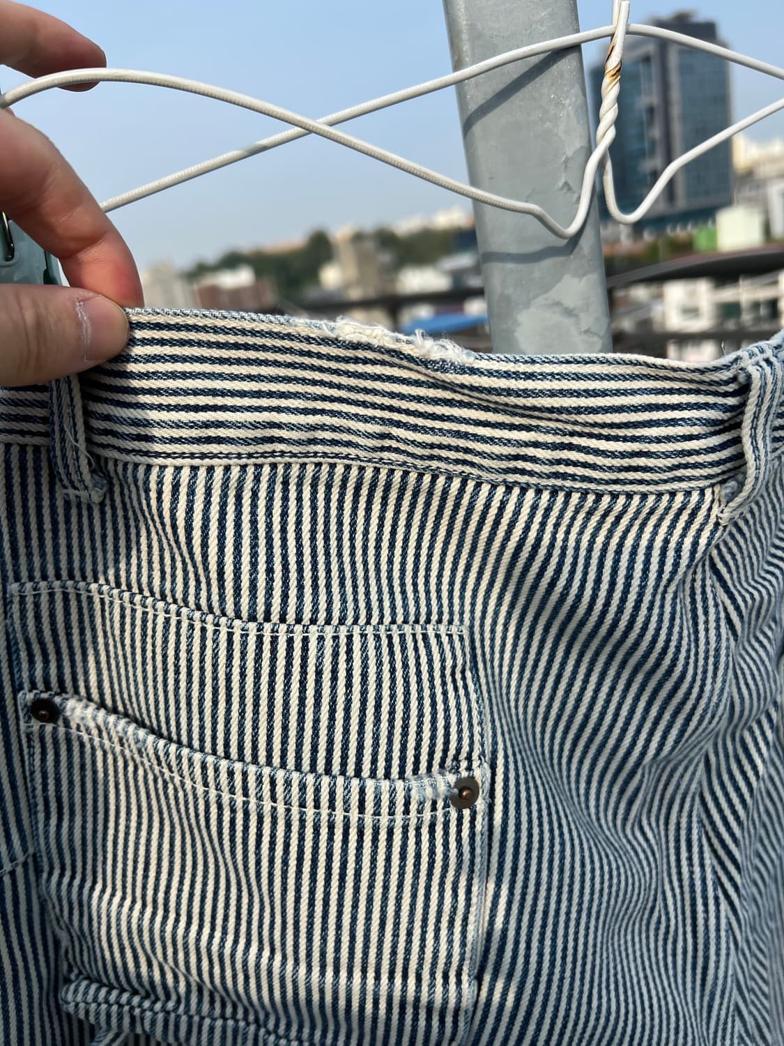 히코리 스트라이프 팬츠 상품이미지8