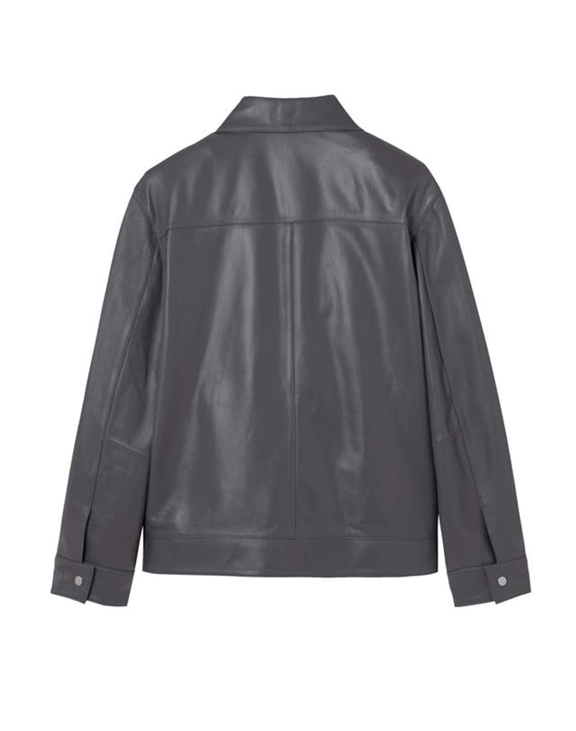 티엔지티 TNGT 그레이 레귤러핏 이태리 램스킨 레더 자켓 상품이미지2