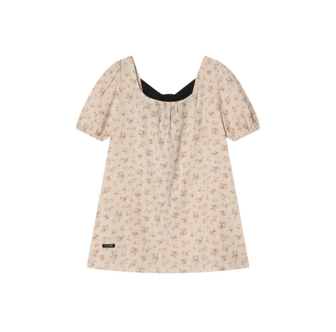 콜로신스 블랙 타이 블라우스 상품이미지1