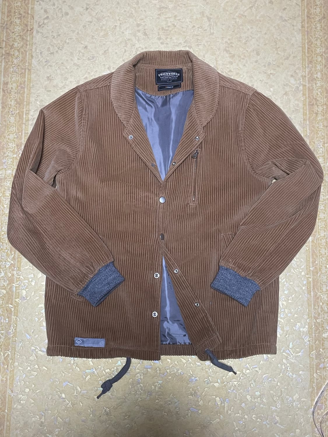 프리즘웍스 코듀로이 자켓 브라운 상품이미지1