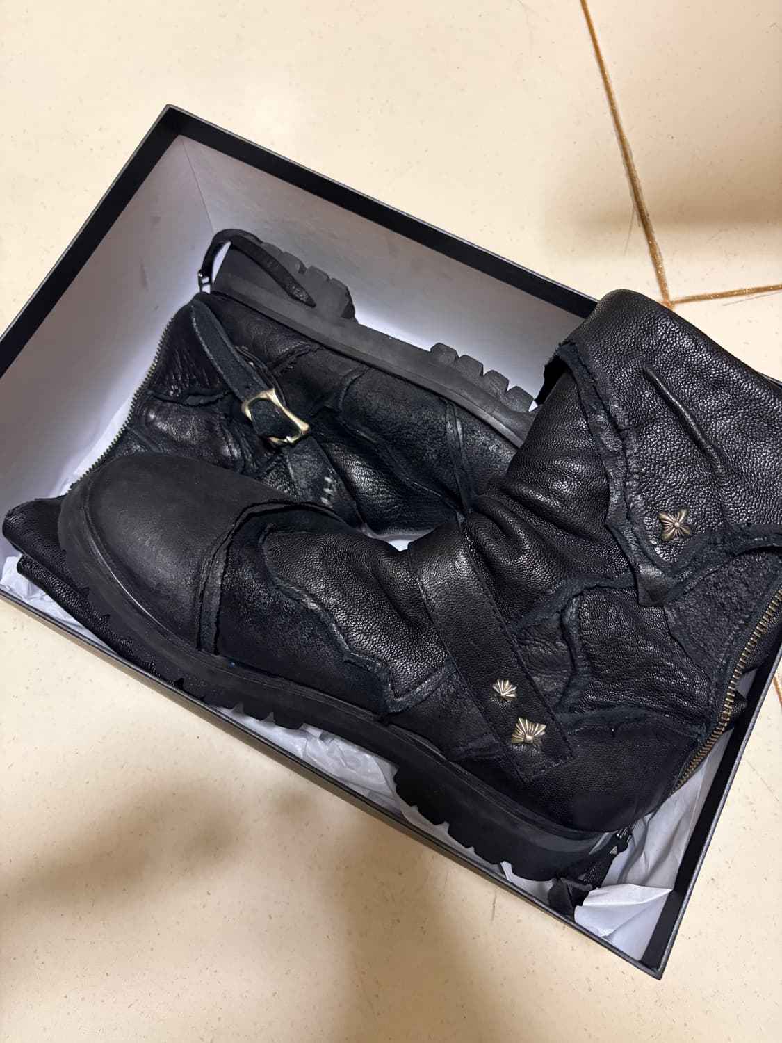 14th addiction Elvis Punk 부츠 상품이미지3