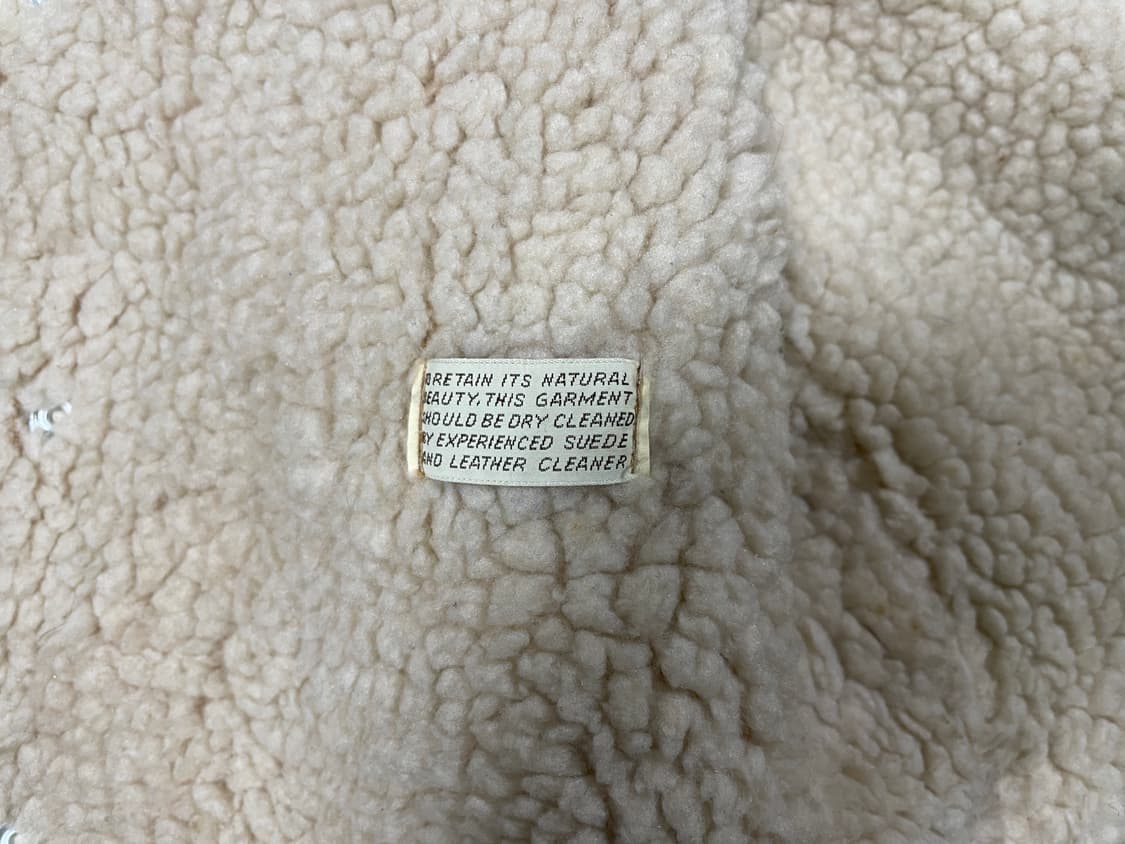 95) LVC원판 70s 리바이스 가죽 웨스턴 양털베스트(멕시코제)RRL 상품이미지4