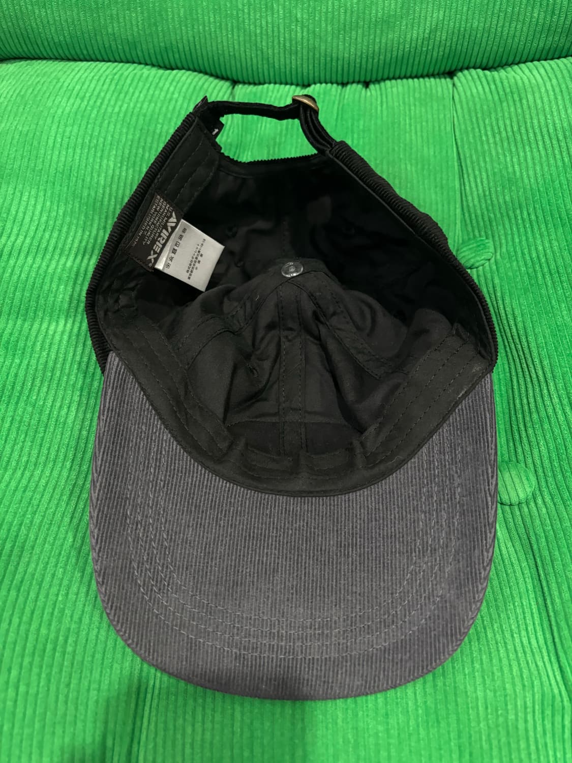 아비렉스 투톤 코듀로이 볼캡 상품이미지7