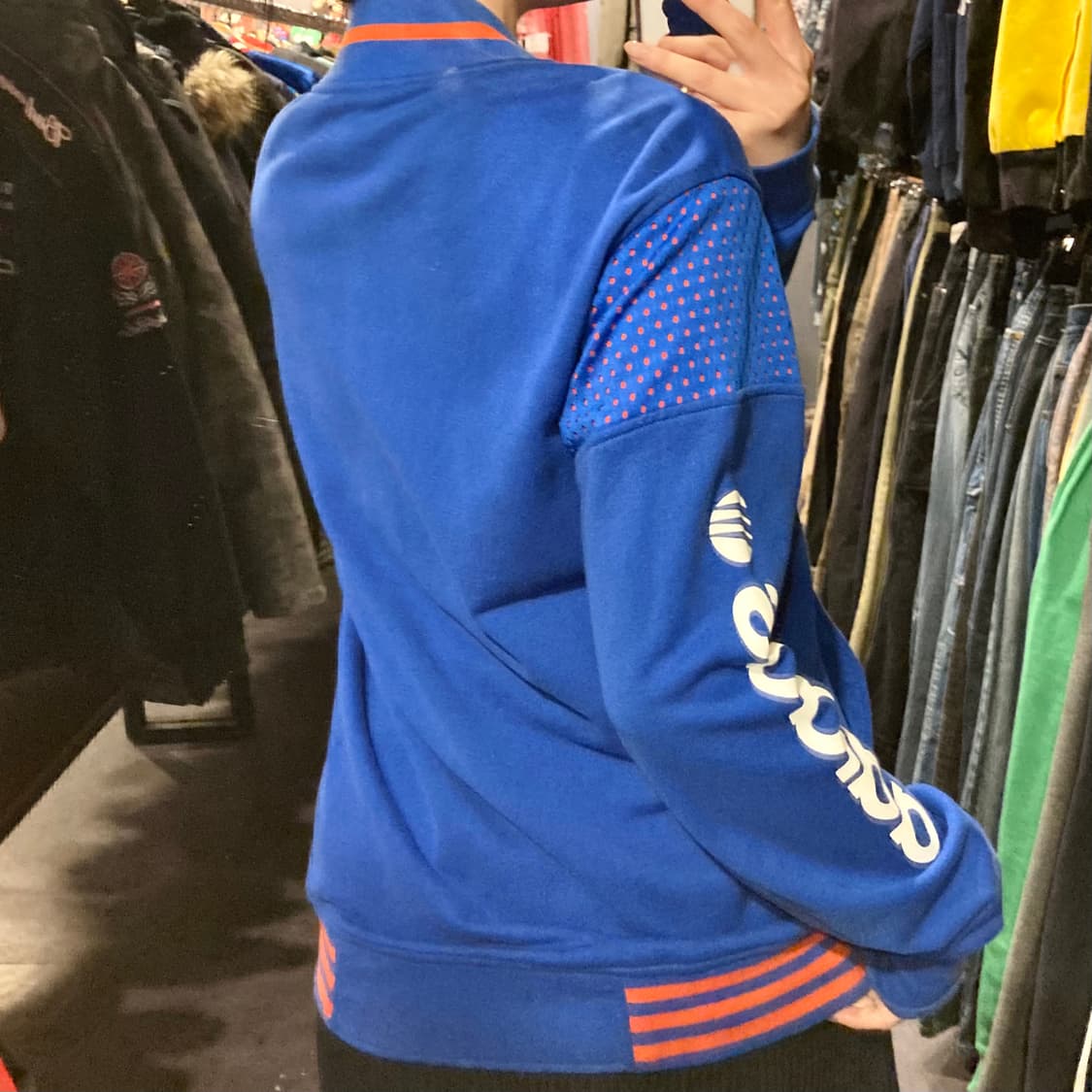 [IM]아디다스 블루 사이드레터링 트랙 자켓 상품이미지5