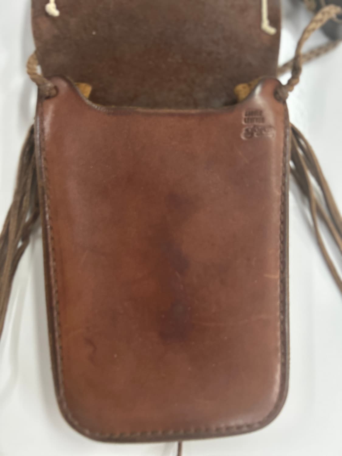 goros 고로스 새들레더 20콘초 크로스 메디슨백 상품이미지4