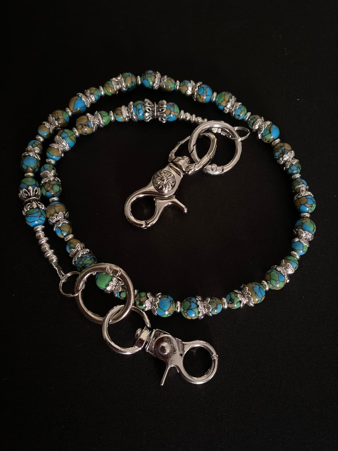 빈티지 레트로 체코 비즈 체인 상품이미지4