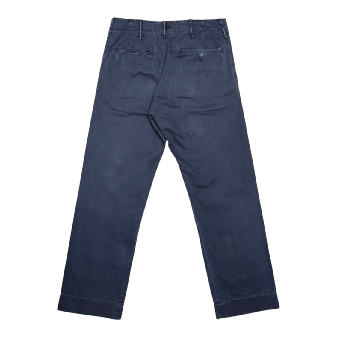 [28x30] RRL 더블알엘 가먼트 다이 헤링본 필드 팬츠 블랙 상품이미지3