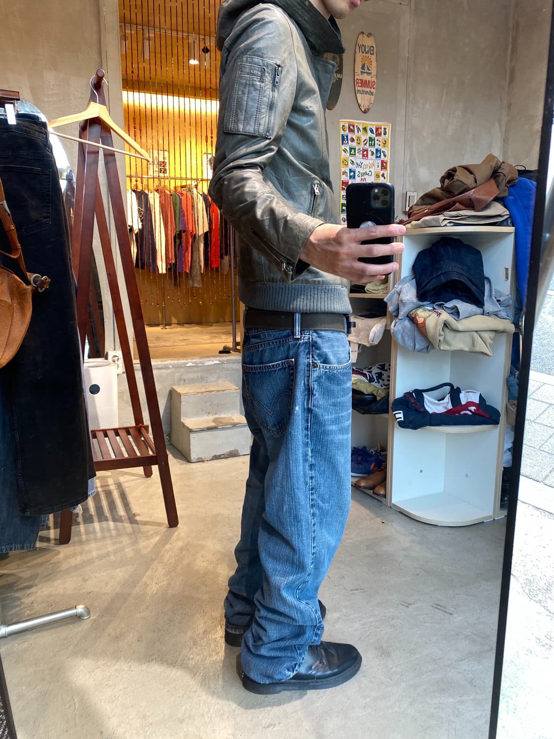 염소가죽 Goat Skin 레더자켓 상품이미지2