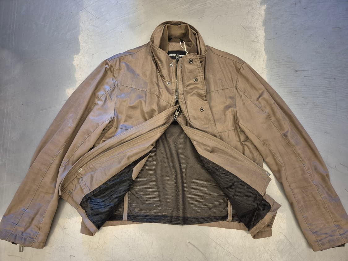 00s GIORGIO ARMANI 라이더 자켓 상품이미지2