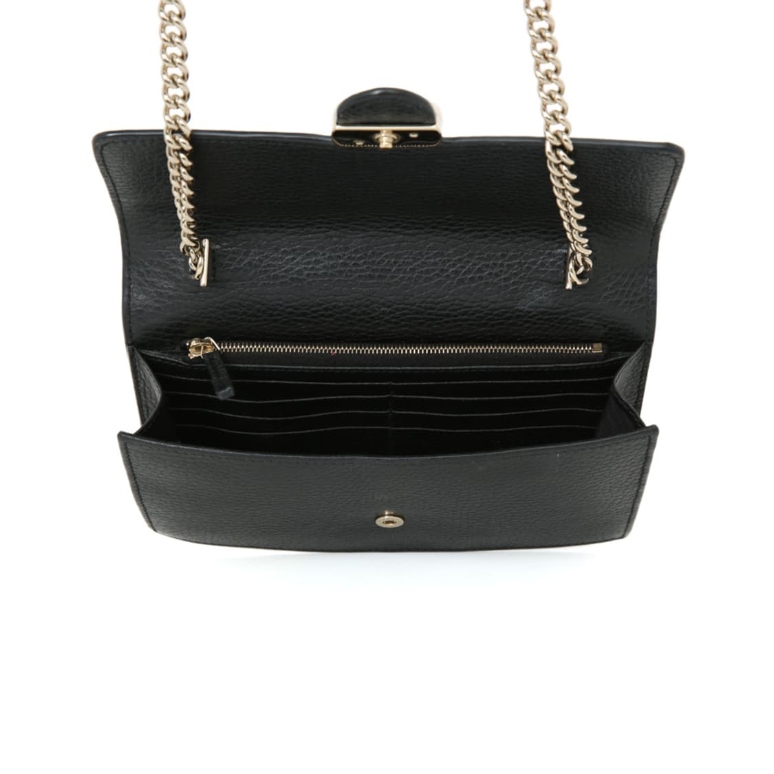 구찌 인터로킹 체인 크로스백 GG 블랙 미니백 510314 상품이미지9