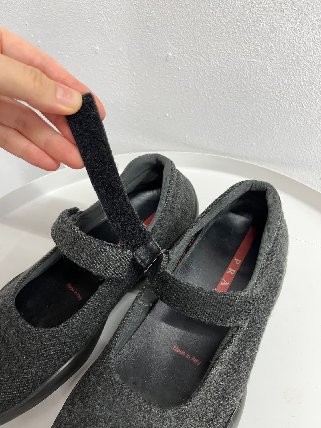 프라다 스포츠 메리제인 모직 플랫슈즈(230-40) 상품이미지7