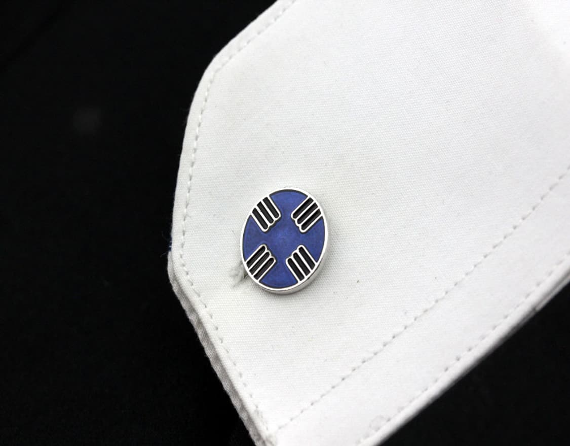 던힐 A등급 실버925 은 보증서 포함 남자 명품 커프스 상품이미지8