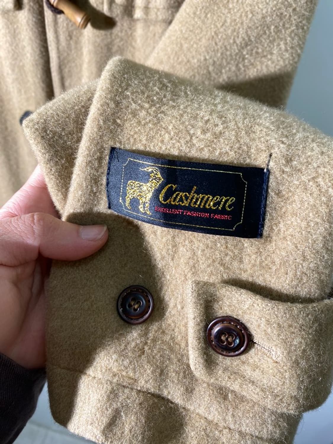 beth comb 캐시미어 블렌드 더플 후드 코트 상품이미지4