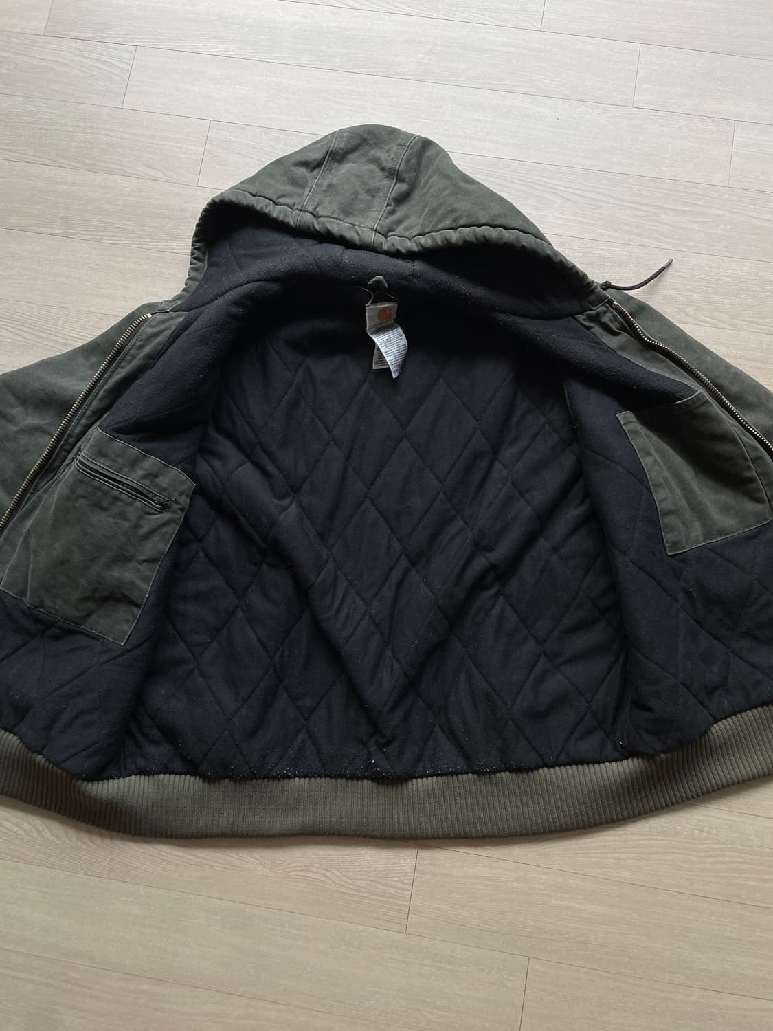 칼하트 j130 mos 모스 민트급 액티브 샌드스톤 상품이미지7