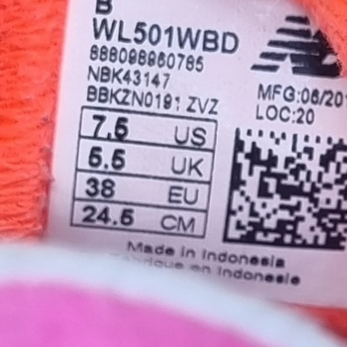 뉴발란스 501 여성운동화245 상품이미지6