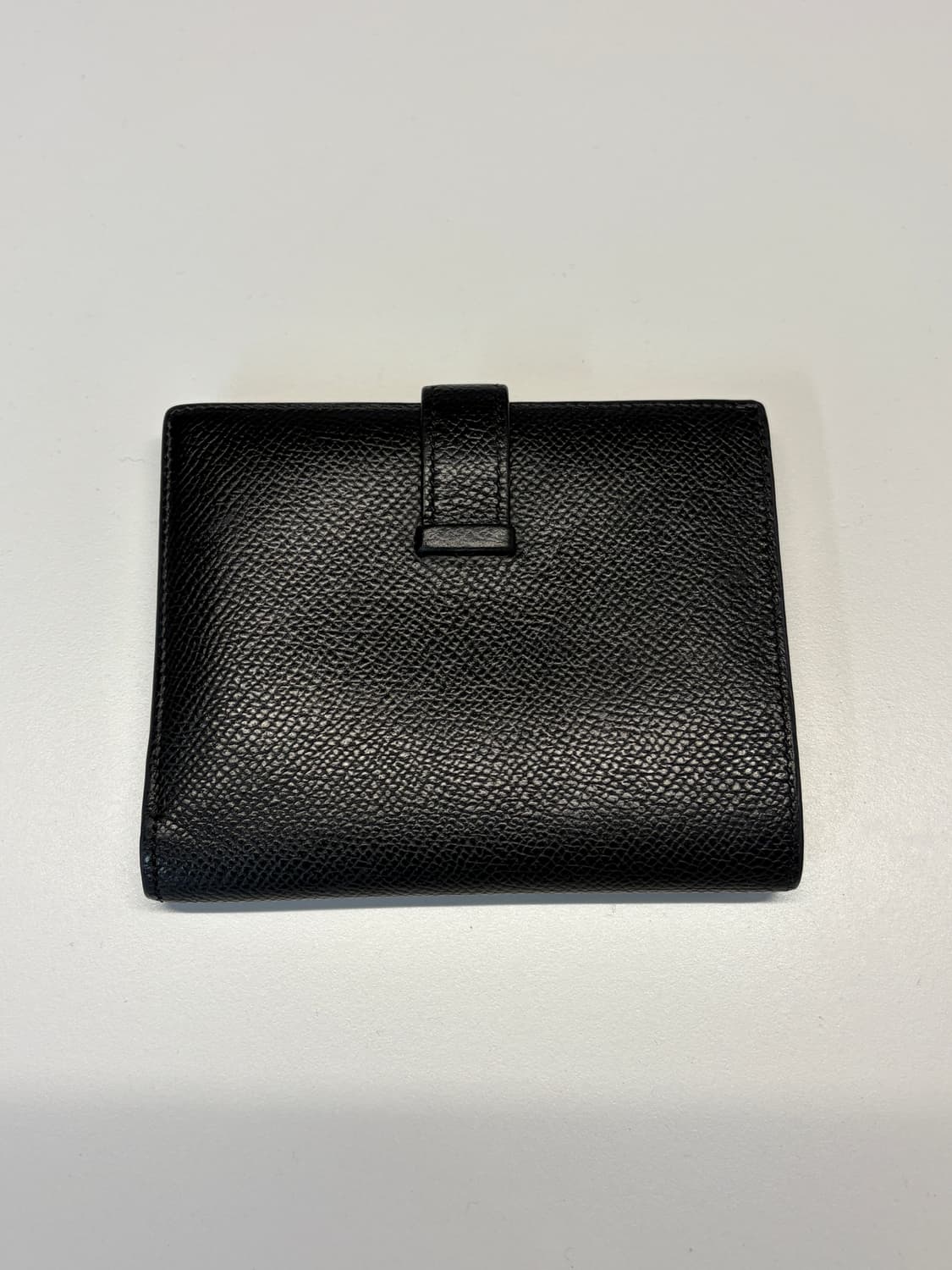 에르메스 베안 반지갑 블랙 금장 상품이미지4