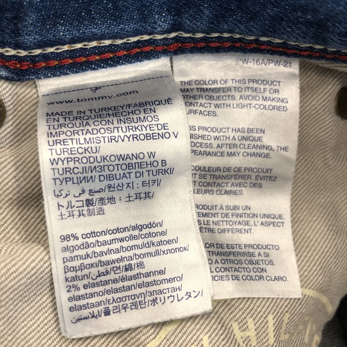 타미힐피거 DENTON 칸디아니 데님 청바지 34 인치  상품이미지8