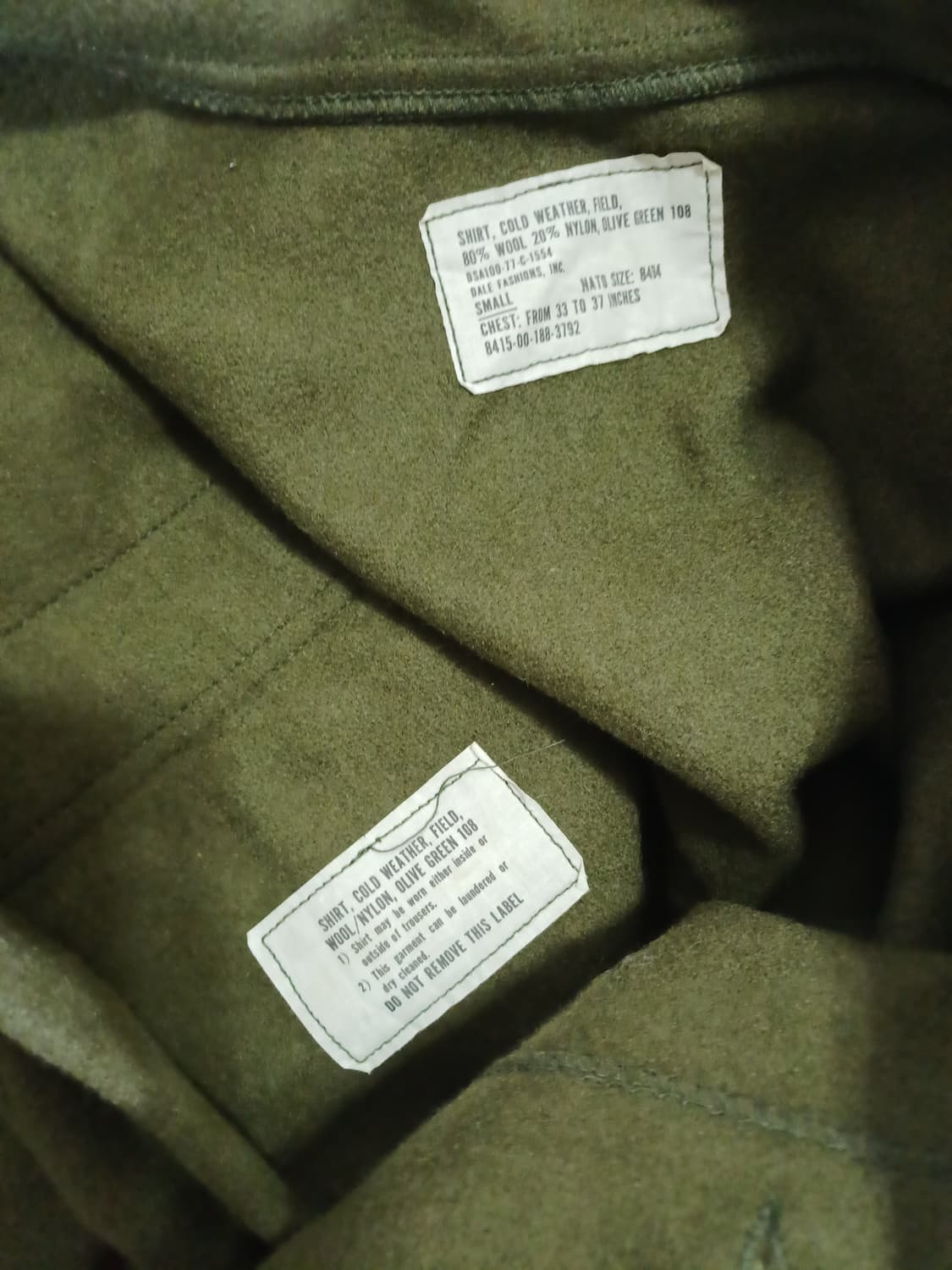 [S] 미군 울셔츠 상품이미지2