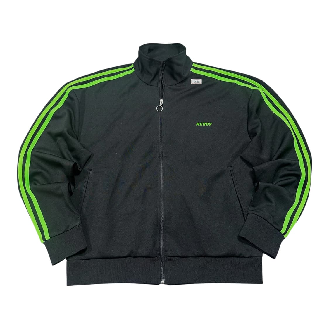 ✨ (세트) 널디 블랙 그린 트레이닝 셋업  상품이미지2