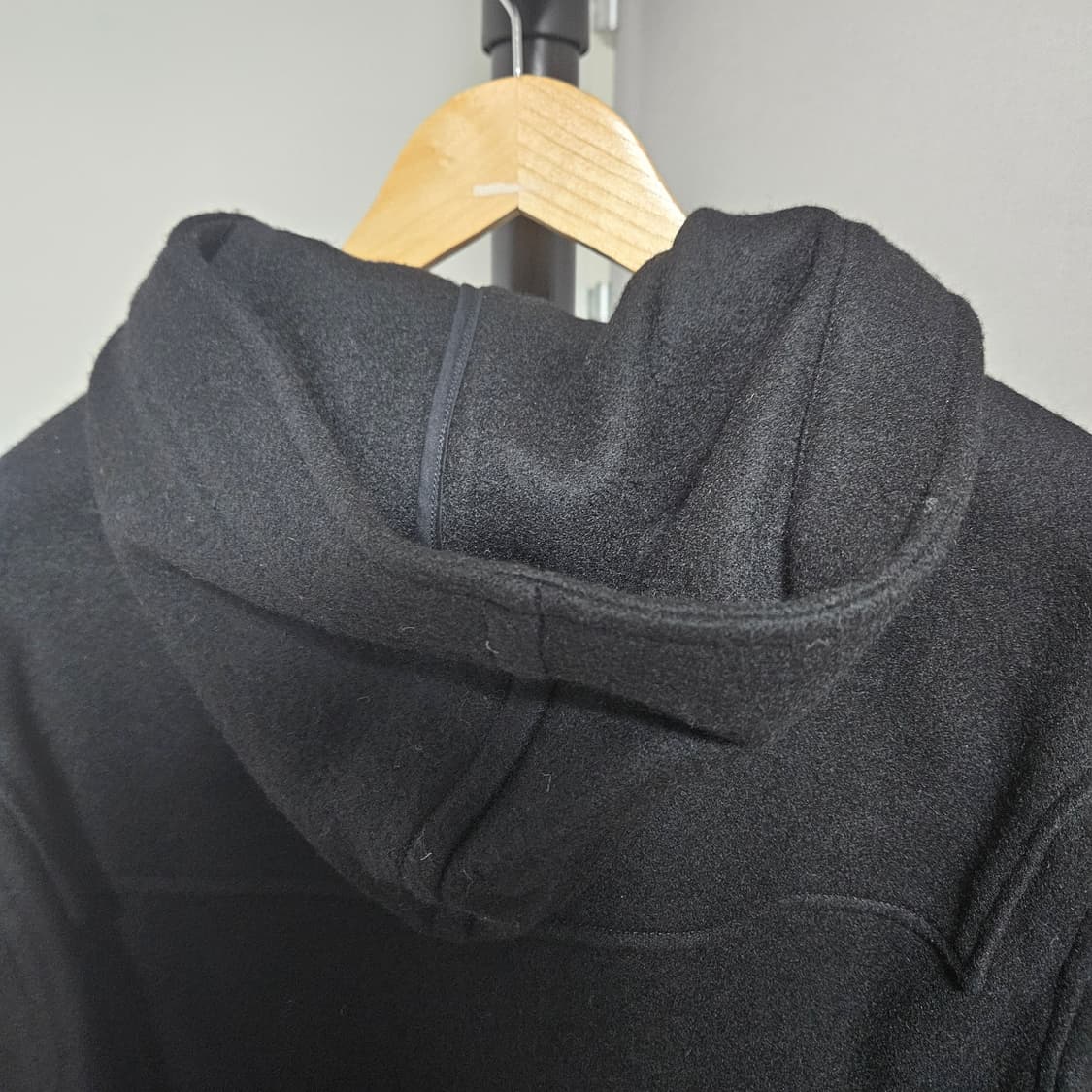 Auralee 블랙 울 더플 코트 상품이미지5