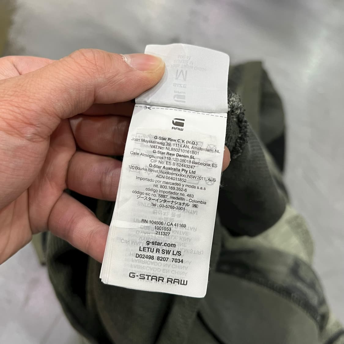  지스타로우 레터링 맨투맨 y14055 상품이미지8