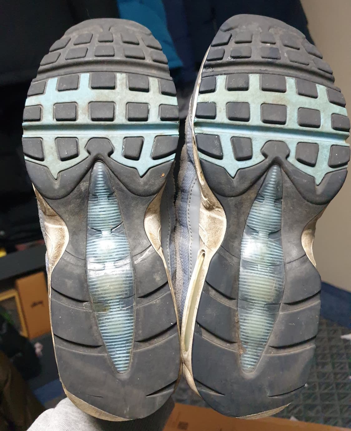 나이키 에어맥스95 쿨그레이 유니버시티 블루 옵시디언 (270) 상품이미지5