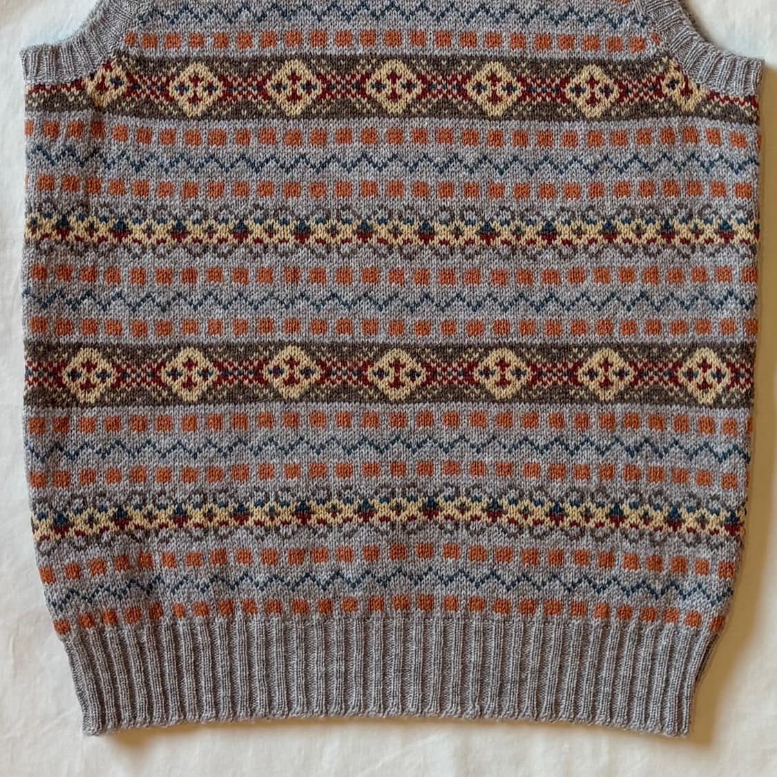 [102-105] 스코틀랜드 Jamiesons 페어아일 니트 베스트 상품이미지9