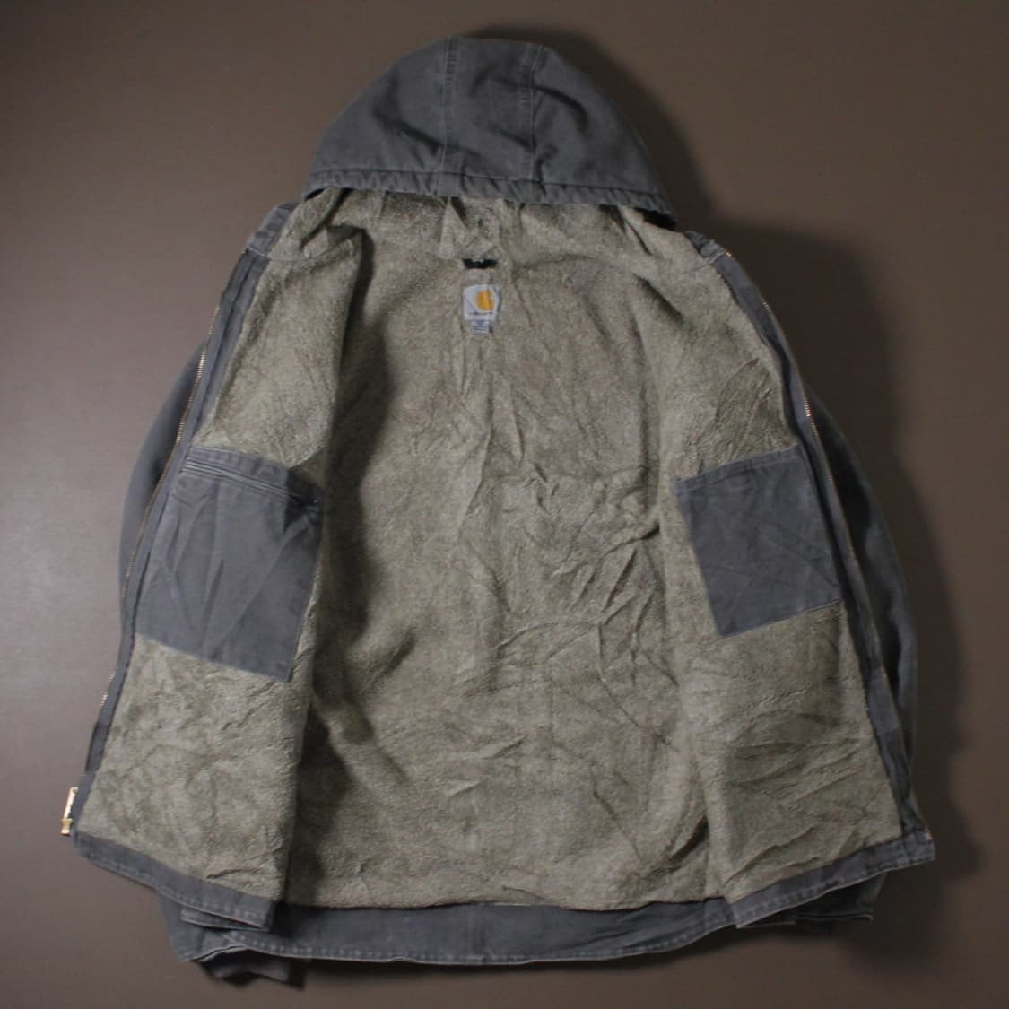 00‘s Carhartt J141 셰르파 라이닝 그레이 액티브 자켓  상품이미지4