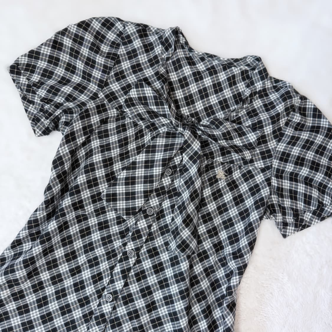 Burberry 버버리 블루라벨 대장템 로걀탑 블라우스 ≽^•⩊•^≼ 상품이미지2