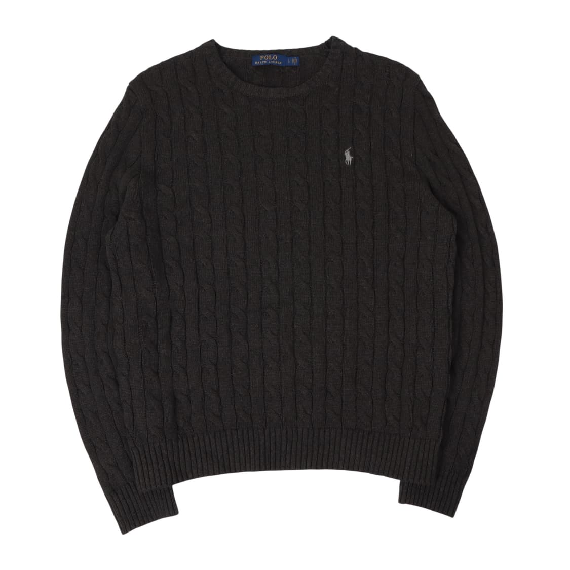 폴로 랄프로렌 챠콜 케이블 니트 상품이미지1