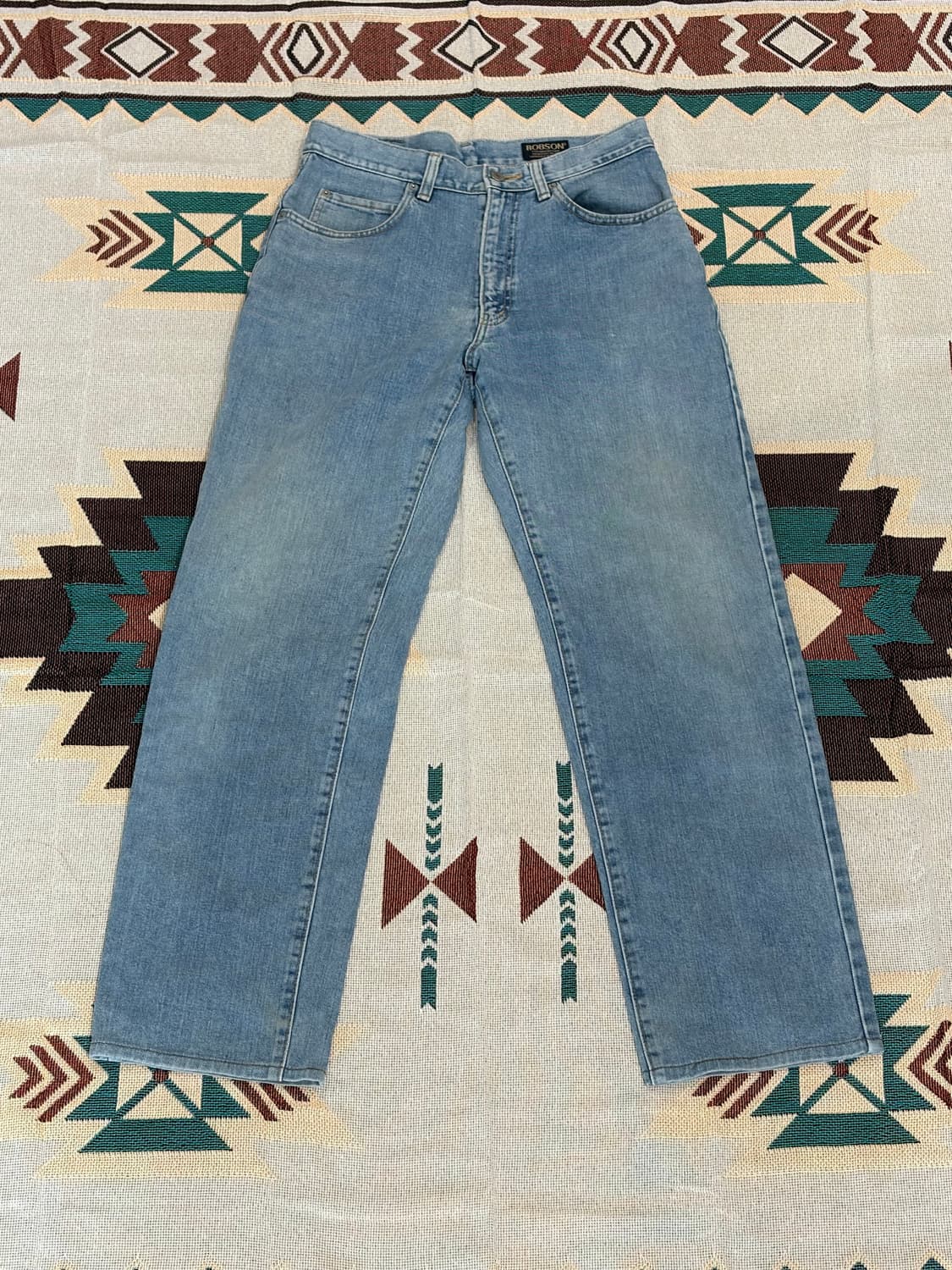 제팬 밥슨 901 루즈 테이퍼드 연청 데님 팬츠 상품이미지1