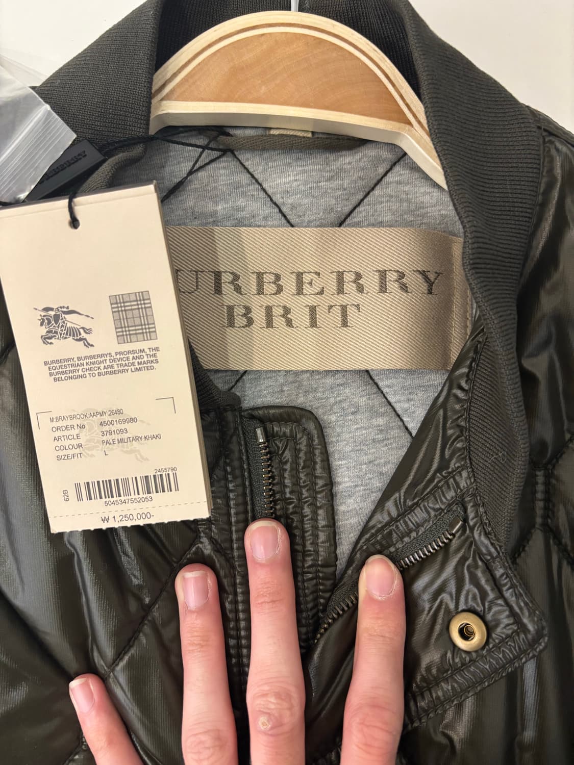 BURBERRY BRIT 버버리 브릿 퀼팅 조끼 L 상품이미지3