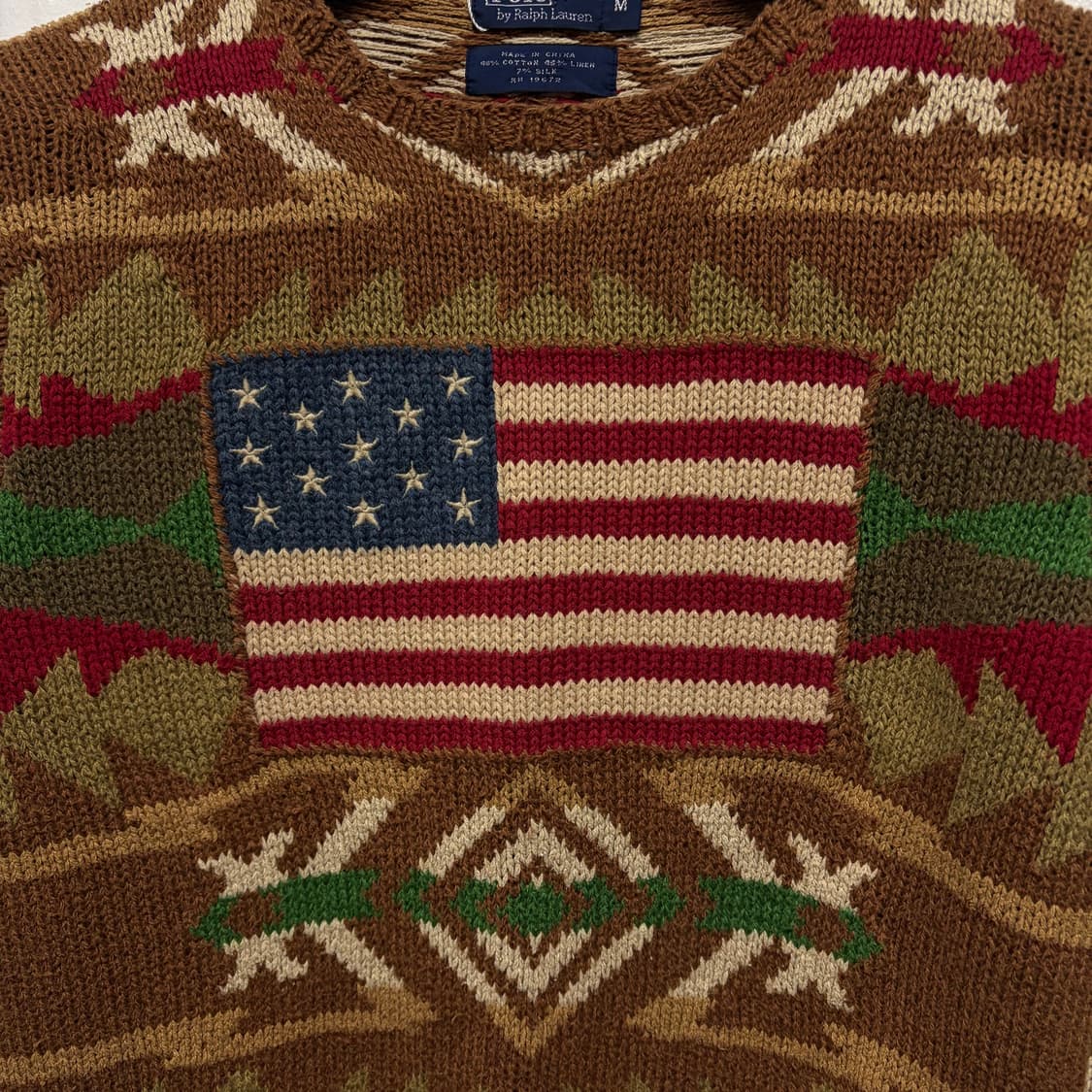 폴로 성조기 니트 상품이미지3
