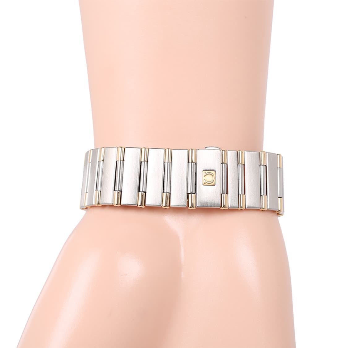 오메가 컨스텔레이션 하프바 워치 화이트 콤비 시계 인덱스 상품이미지9