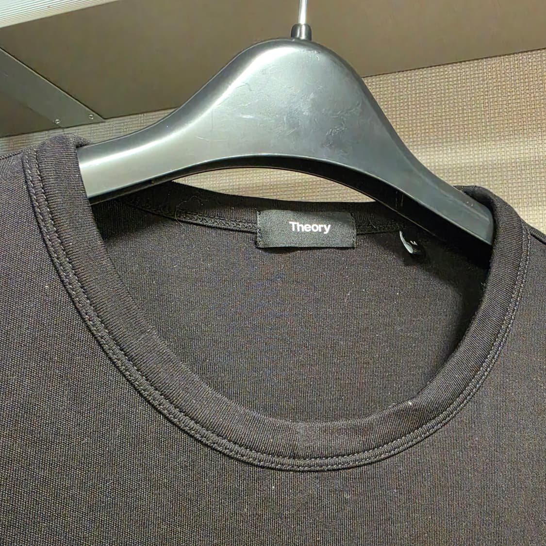 띠어리 에센셜 텐셀 저지티 /블랙/M 상품이미지2