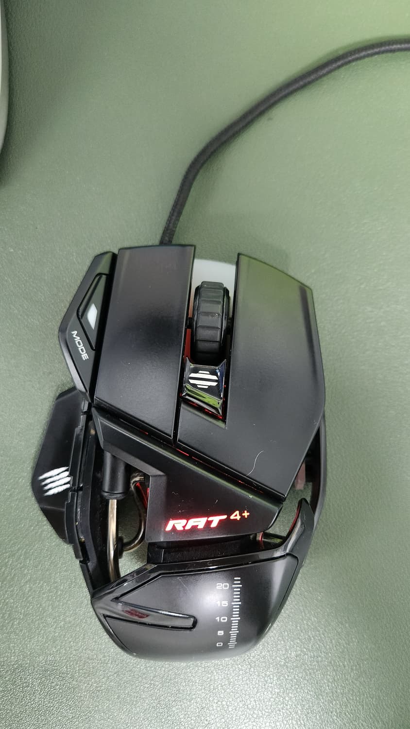 # 매드캣츠 RAT 4 + 블랙 게이밍 마우스급처 / 하이엔드마우스 상품이미지8