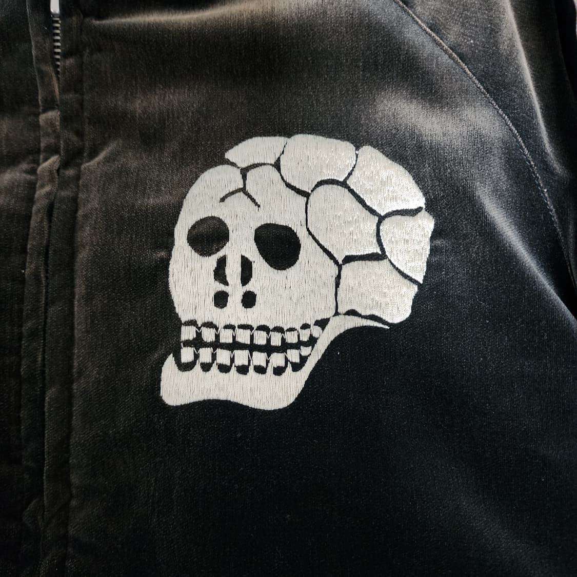 [48] 미하라 야스히로 스컬 수베니어 자켓 블랙 상품이미지2