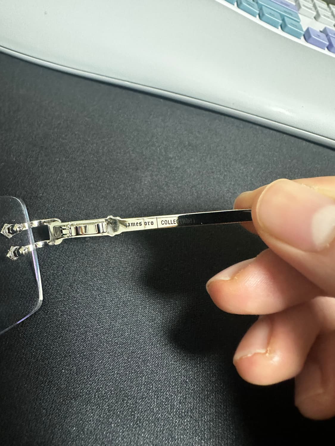 제임스오로 무테안경 Authentic2 실버 클리어 렌즈 상품이미지4